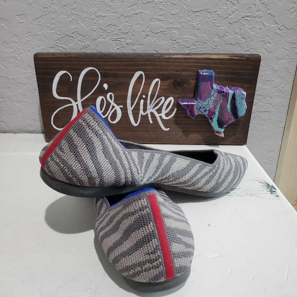 Gray zebra Rothys - Picture 2 of 2